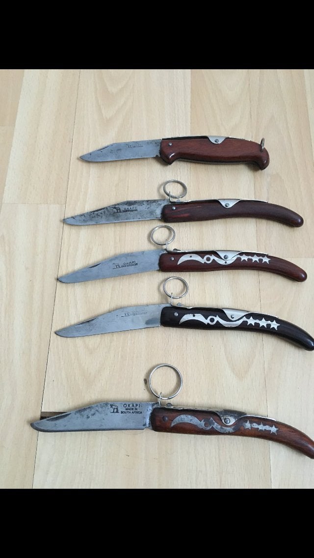 Okapi mes, Verzamelen, Ophalen of Verzenden, Landmacht, Nederland, Mes of Dolk