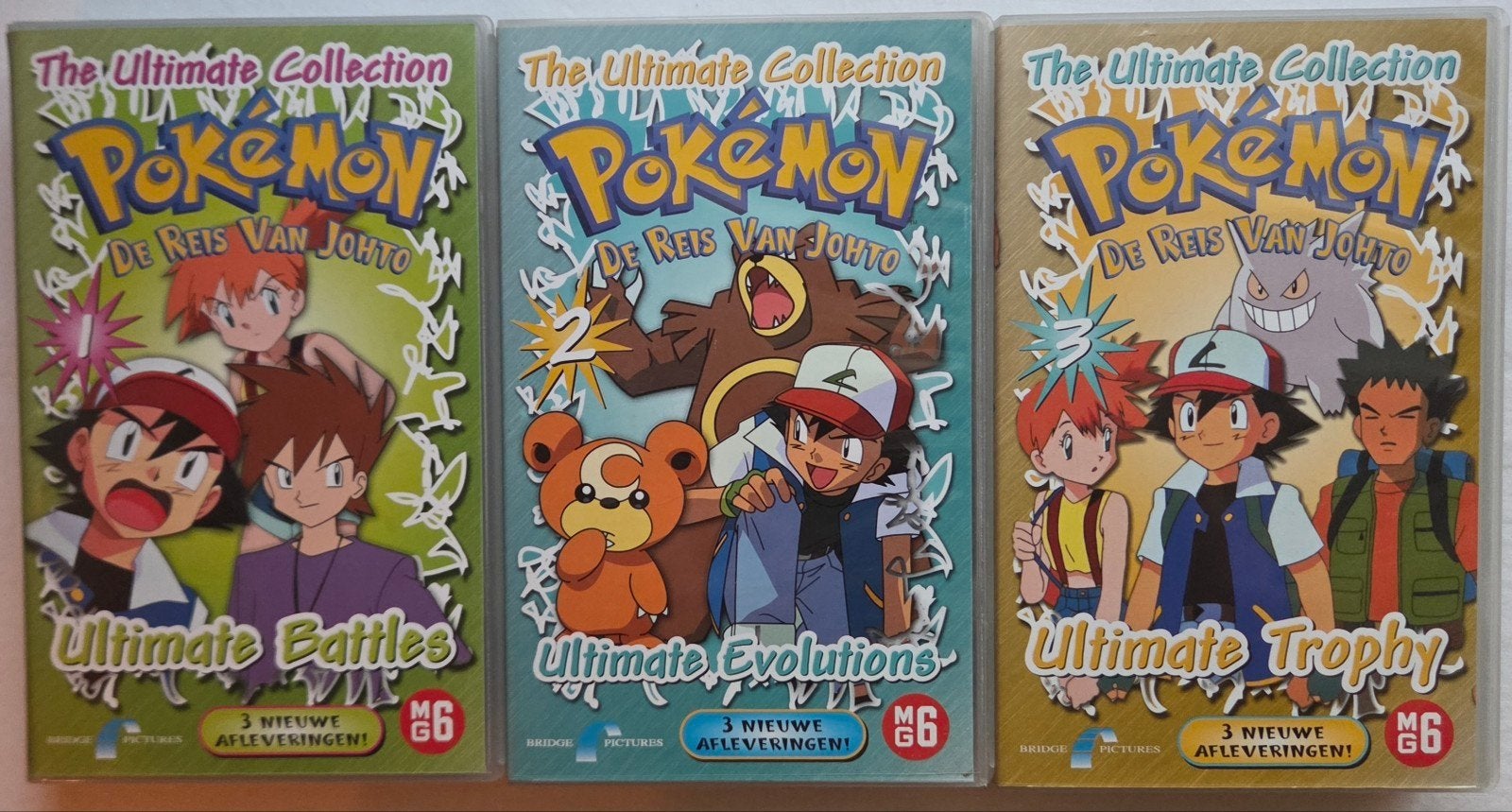 Pokemon The Ultimate Collection Set VHS Cartoon/Anime, Alle leeftijden, Ophalen of Verzenden, Gebruikt