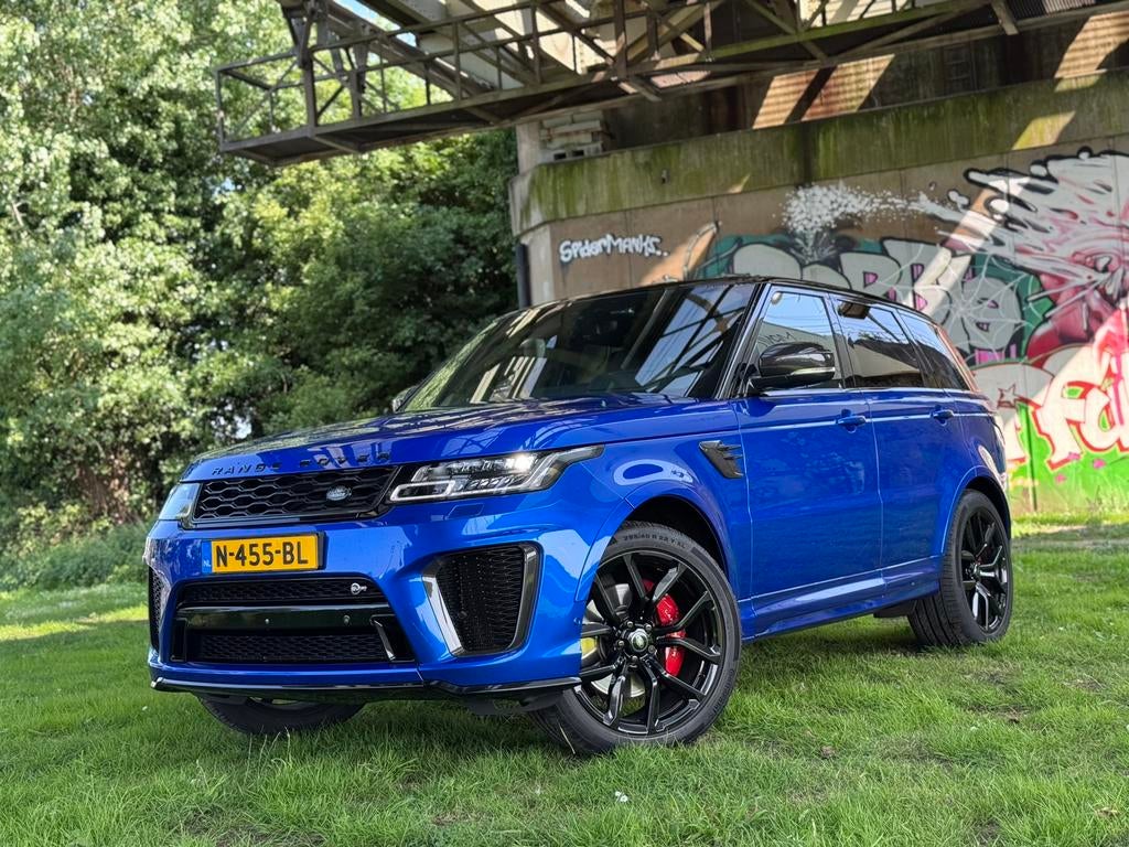 Range Rover Sport SVR Carbon 5.0 V8 Supercharged 575pk | BTW, Automaat, Blauw, 3000 kg, Leder