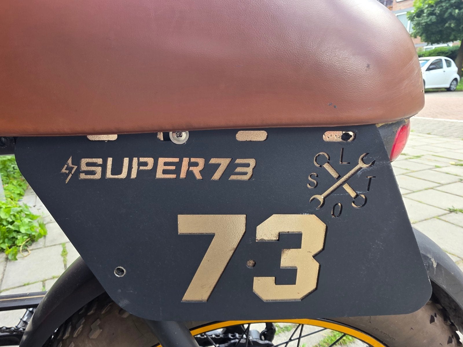 SUPER73  ALUMINIUM  PLAAT, Ophalen of Verzenden, 1 kind