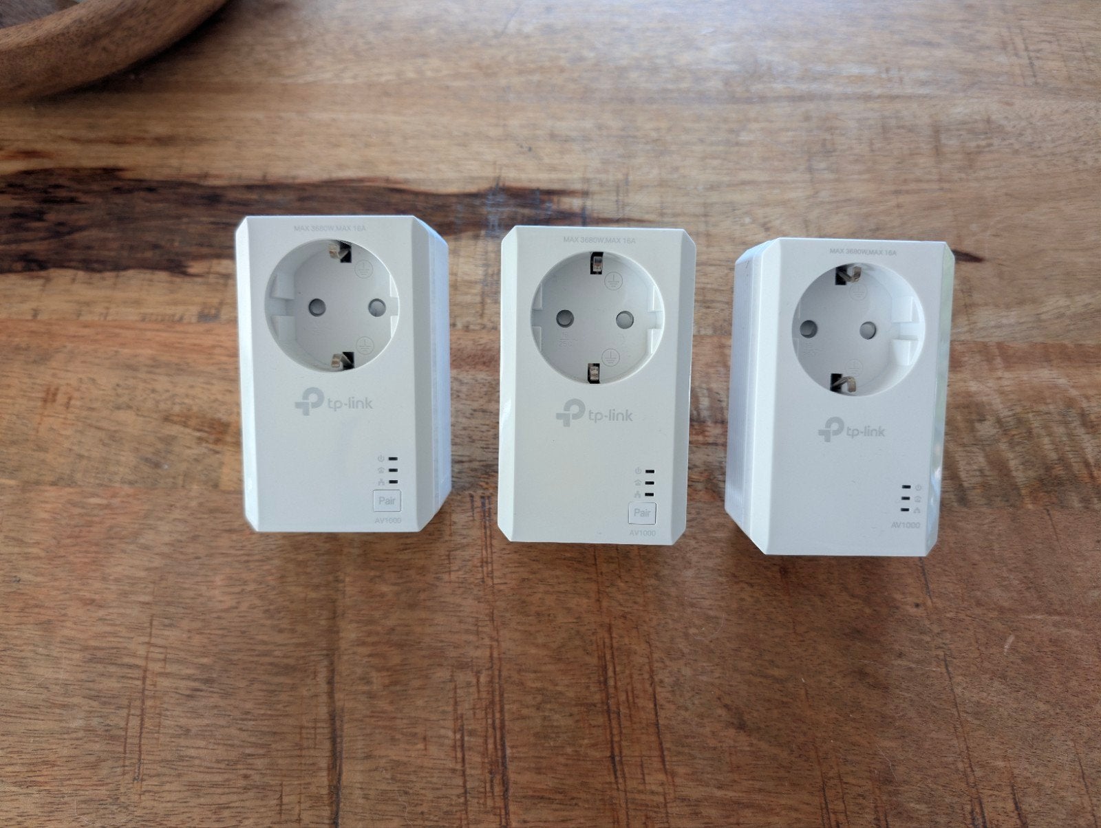 TP-Link AV1000 Gigabit Powerline Adapters (3 stuks), Ophalen of Verzenden, Zo goed als nieuw, TP-Link