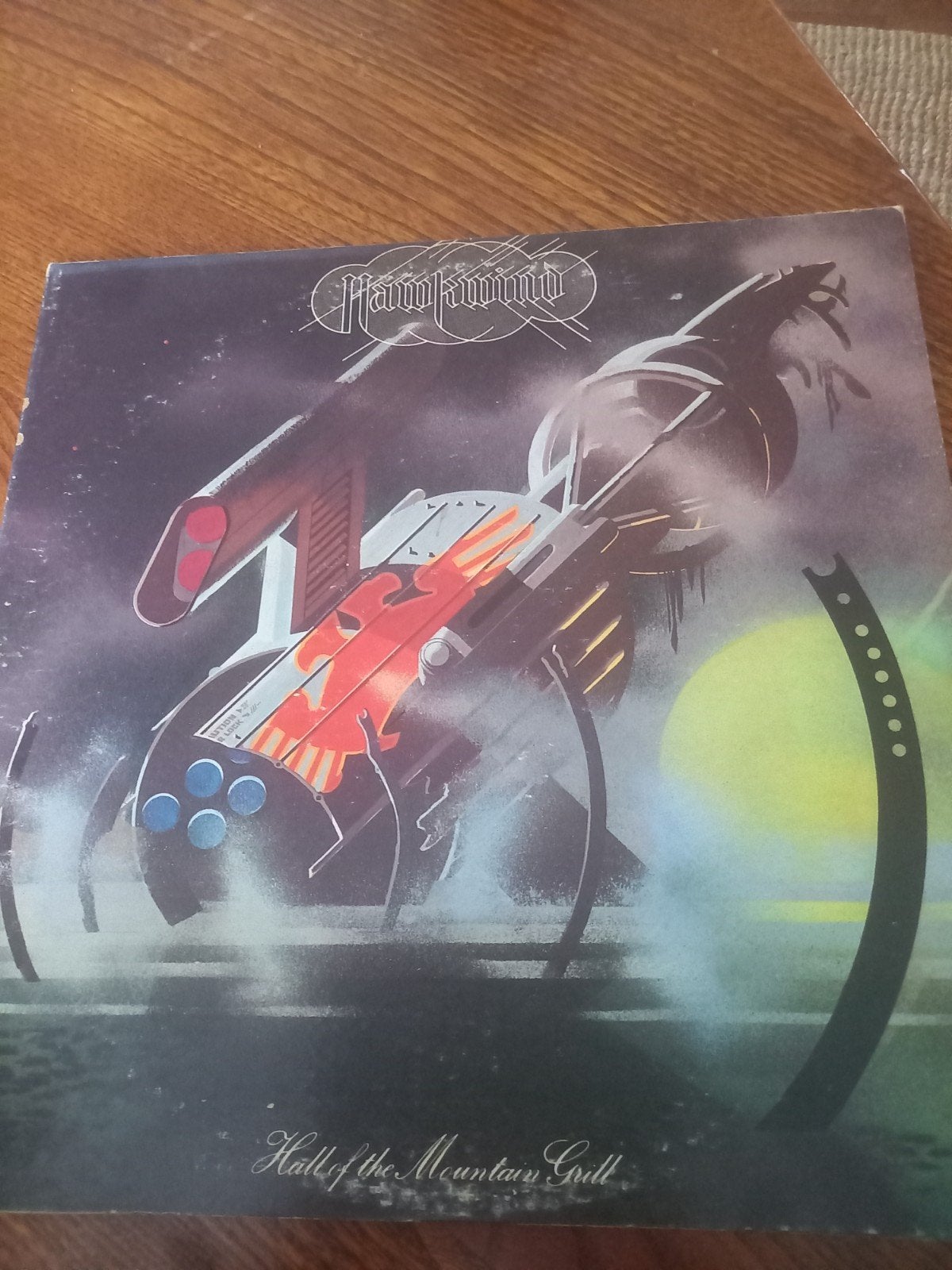 Hawkwind - Hall of the Mountain Grill LP (1974) Rock, LP, Ophalen of Verzenden, 12 inch, Progressive Rock