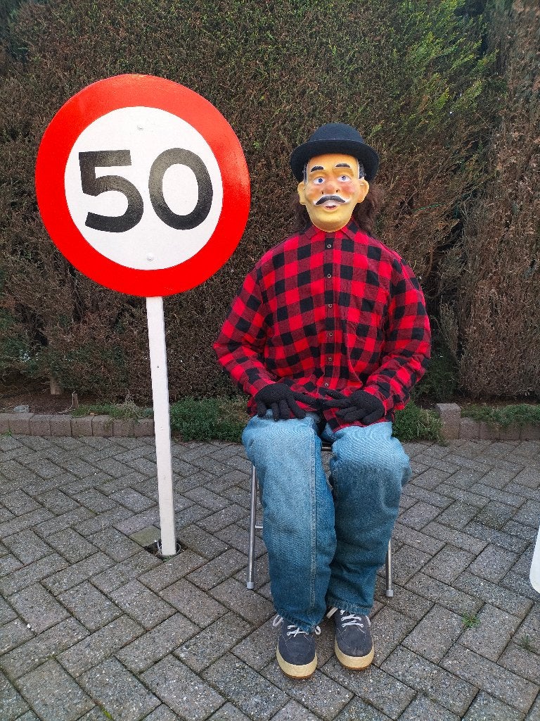 Uniek en grappig Abrahampop levensgroot netjes gekleed, Ophalen, Nieuw, Abraham of Sarah