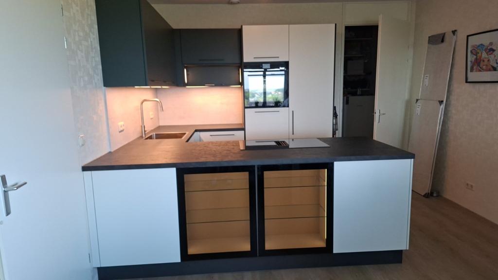 Nolte Keuken Achterwand Betonlook - 2 Nieuwe Platen, Ophalen, Overige materialen, Overige typen, Nieuw