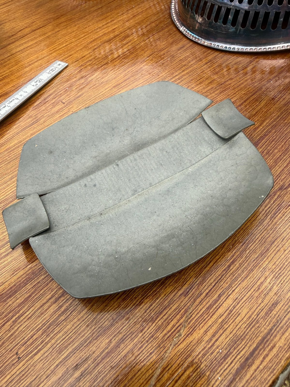 Vintage tinnen asbak of schaal, Ophalen