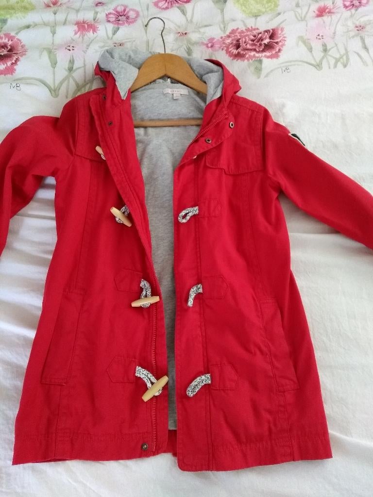 Leuke rode jas van Esprit maat 164, Meisje, Ophalen of Verzenden, Zo goed als nieuw, Esprit