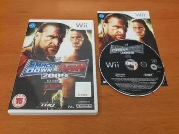 Wii | WWE SmackDown vs. Raw 2009, Spelcomputers en Games, Games | Nintendo Wii, Gebruikt, Vechten, 3 spelers of meer, Vanaf 16 jaar