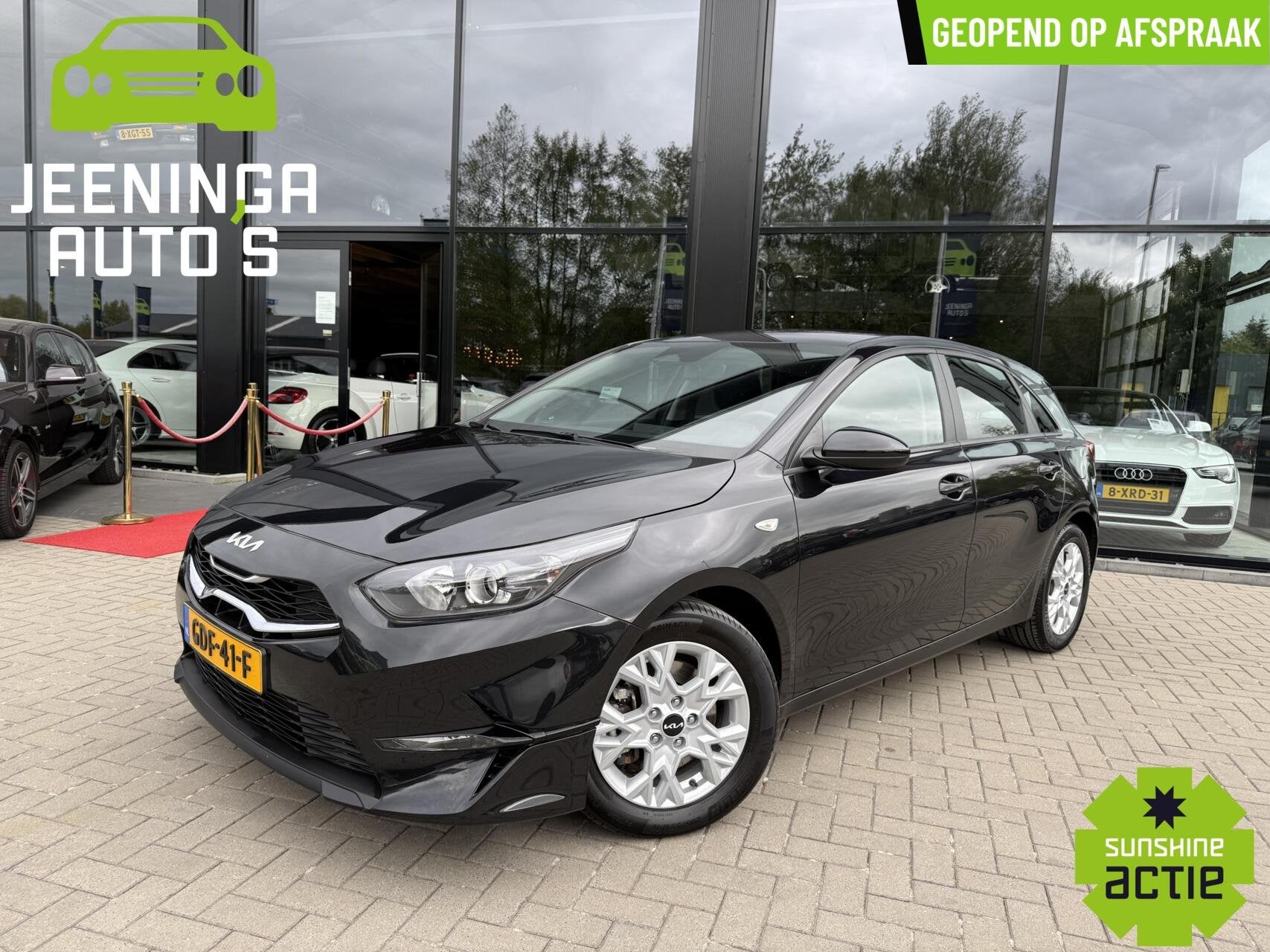 Kia cee'd 1.0 T-GDi ComfortLine|Clima|Camera|Navi|ACC|NAP, Auto's, Kia, Stof, Gebruikt, Zwart, Origineel Nederlands