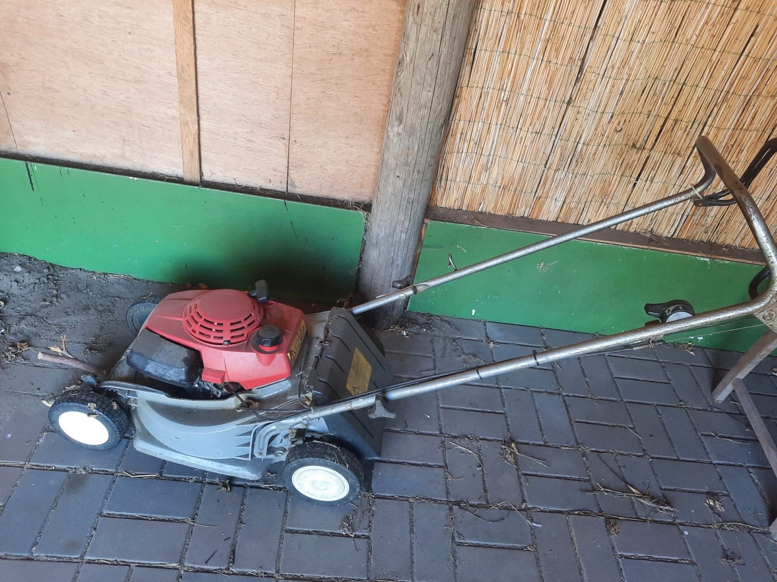 Honda HRB423 Benzine Grasmaaier, Tuin en Terras, Grasmaaiers, Ophalen, Cirkelmaaier, Gebruikt, 40 t/m 49 cm