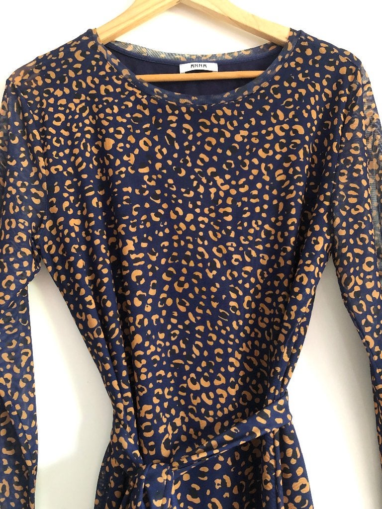 Jurk Anna van Toor, Ophalen of Verzenden, Zo goed als nieuw, Maat 38/40 (M), Blauw