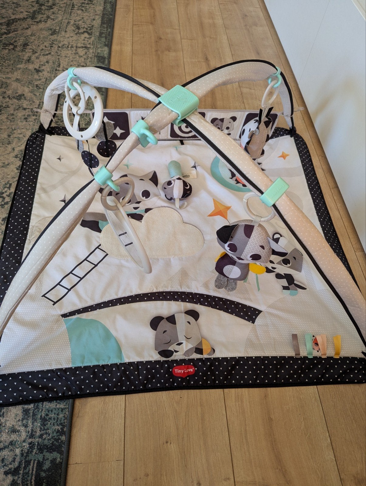 Tiny Love Speelkleed Zwart-Wit, Kinderen en Baby's, Ophalen of Verzenden, Gebruikt, Speelkleed, Met geluid