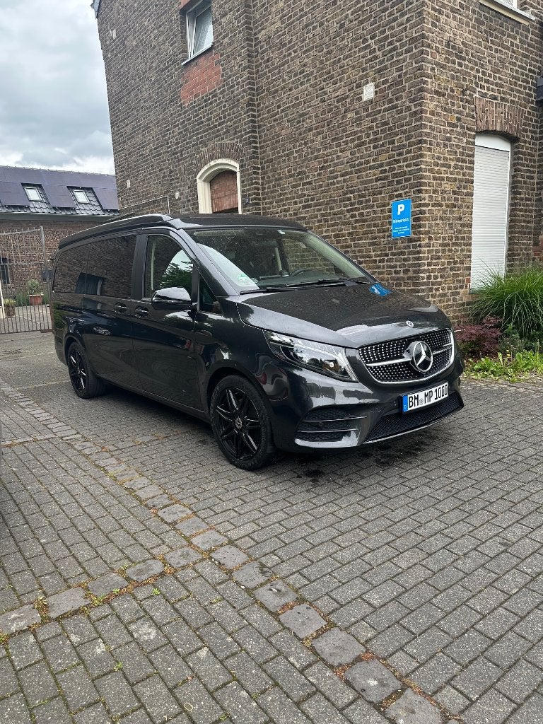 Mercedes Benz V-Klasse  Marco Polo V 250 AMG - Hef- Slaapdak, Caravans en Kamperen, Campers, Automaat, Chemisch toilet, Mercedes-Benz