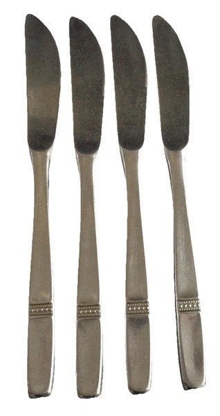 WMF Cromargan Lübeck 4 tafelmessen 21, Coolsingel 104, 3011 AG Rotterdam, Netherlands, Verzenden, Bestekset, Zo goed als nieuw