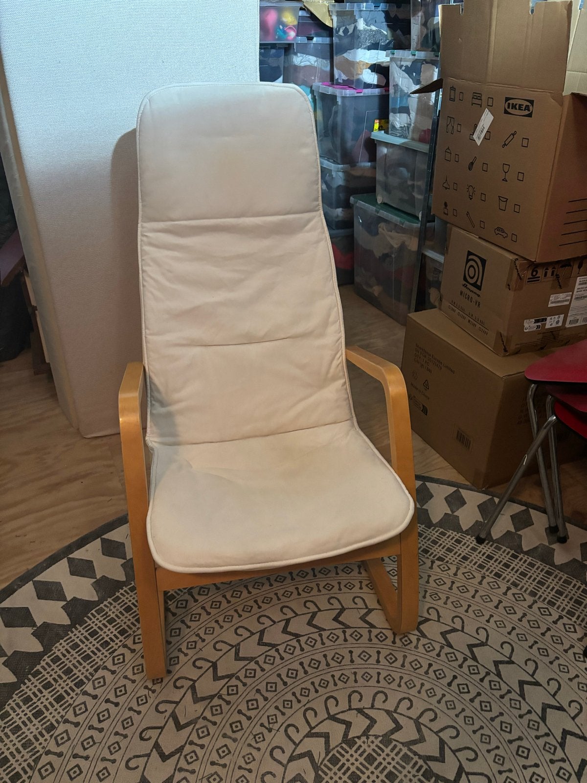 IKEA stoel, Huis en Inrichting, Stoelen, Ophalen, Gebruikt, Wit, Eén