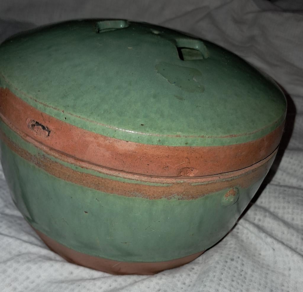Oude Chinese voorraad pot / ginger pot, Huis en Inrichting, Keuken | Potten en Pannen, Ophalen of Verzenden, Zo goed als nieuw