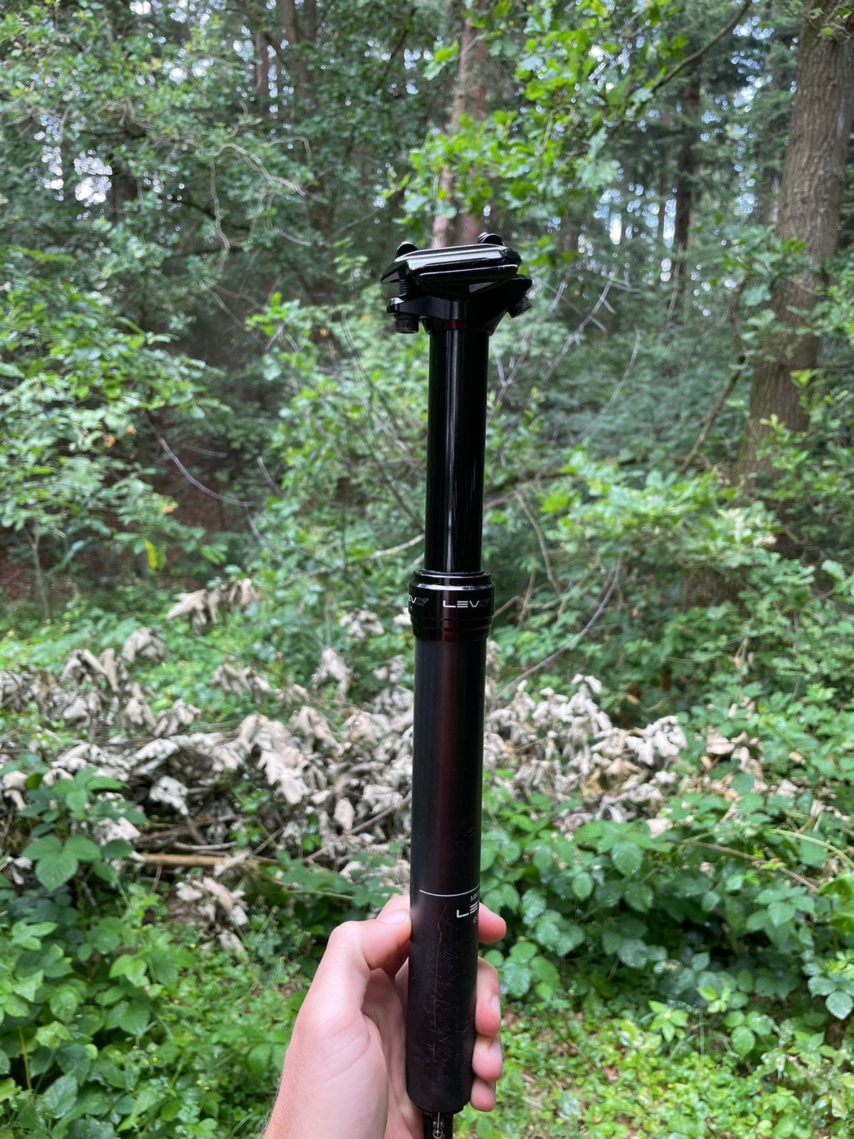 KS Lev CI carbon dropper zadelpen, Fietsen en Brommers, Fietsonderdelen, Ophalen of Verzenden, Gebruikt, Overige typen, Carbon