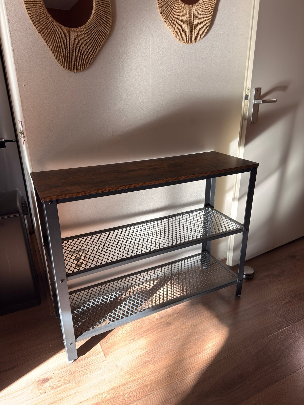 Schoenenrek / Bijzettafel met 2 planken, Ophalen, Zo goed als nieuw