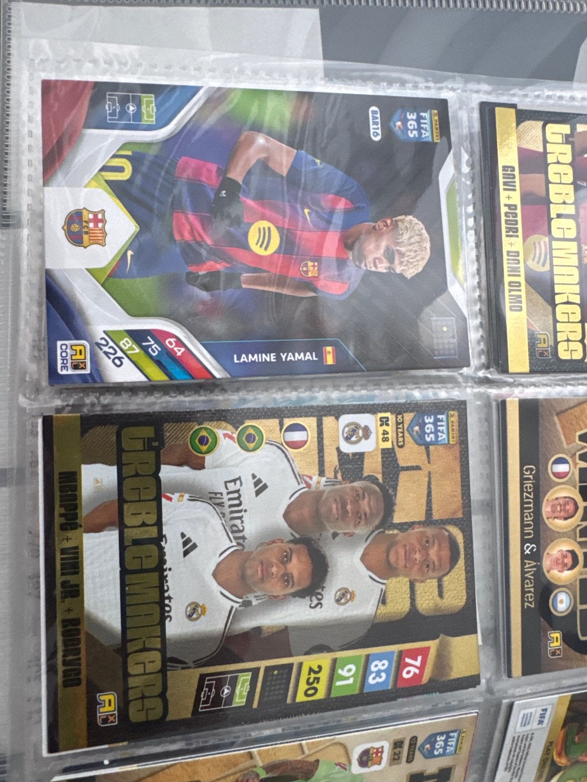 FIFA 365 Adrenalyn XL Voetbalkaarten - Lamine Yamal, Mbappé, Ophalen of Verzenden, Zo goed als nieuw, Buitenlandse clubs, Spelerskaart