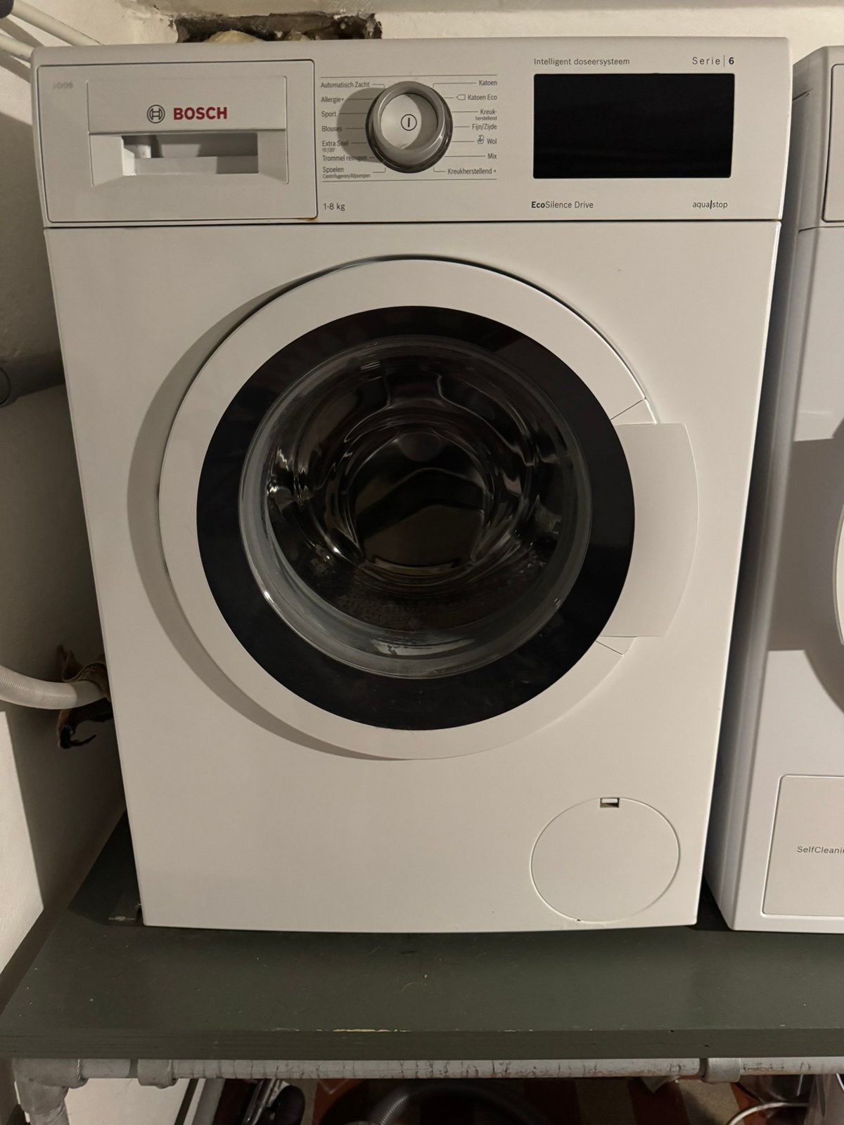 Bosch serie 6 Wasmachine, Ophalen, Gebruikt, 1200 tot 1600 toeren, Minder dan 85 cm