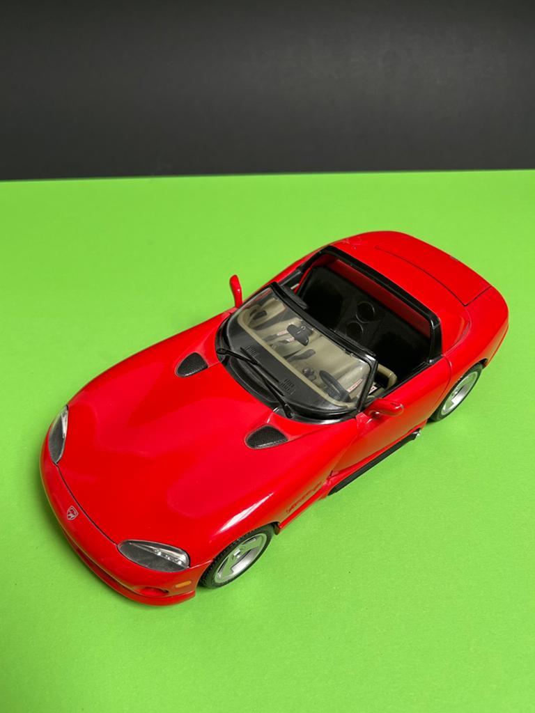 (#15). Modelauto 1:18 Rode Dodge Viper RT/10, Ophalen of Verzenden, Gebruikt, Auto, Overige merken