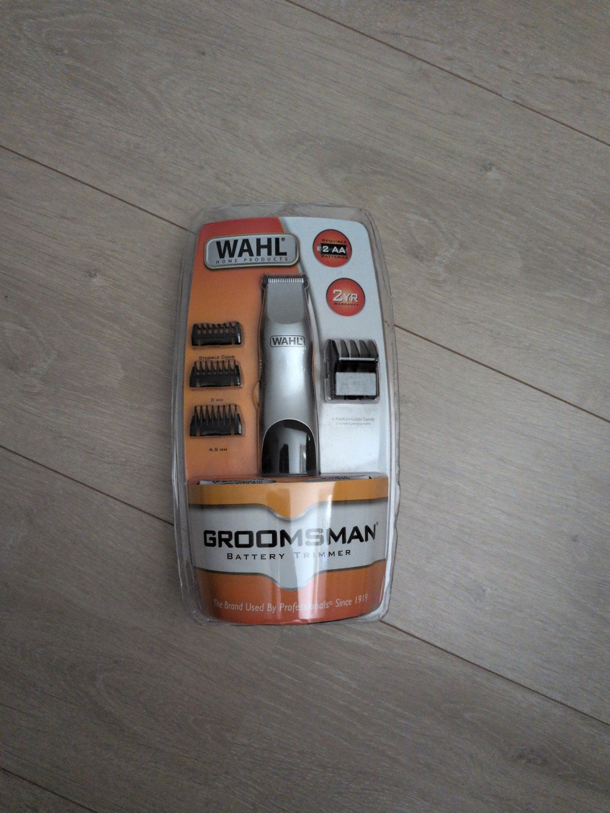 Wahl Groomsman Batterij Trimmer - Nieuw in verpakking, Witgoed en Apparatuur, Persoonlijke-verzorgingsapparatuur, Ophalen of Verzenden