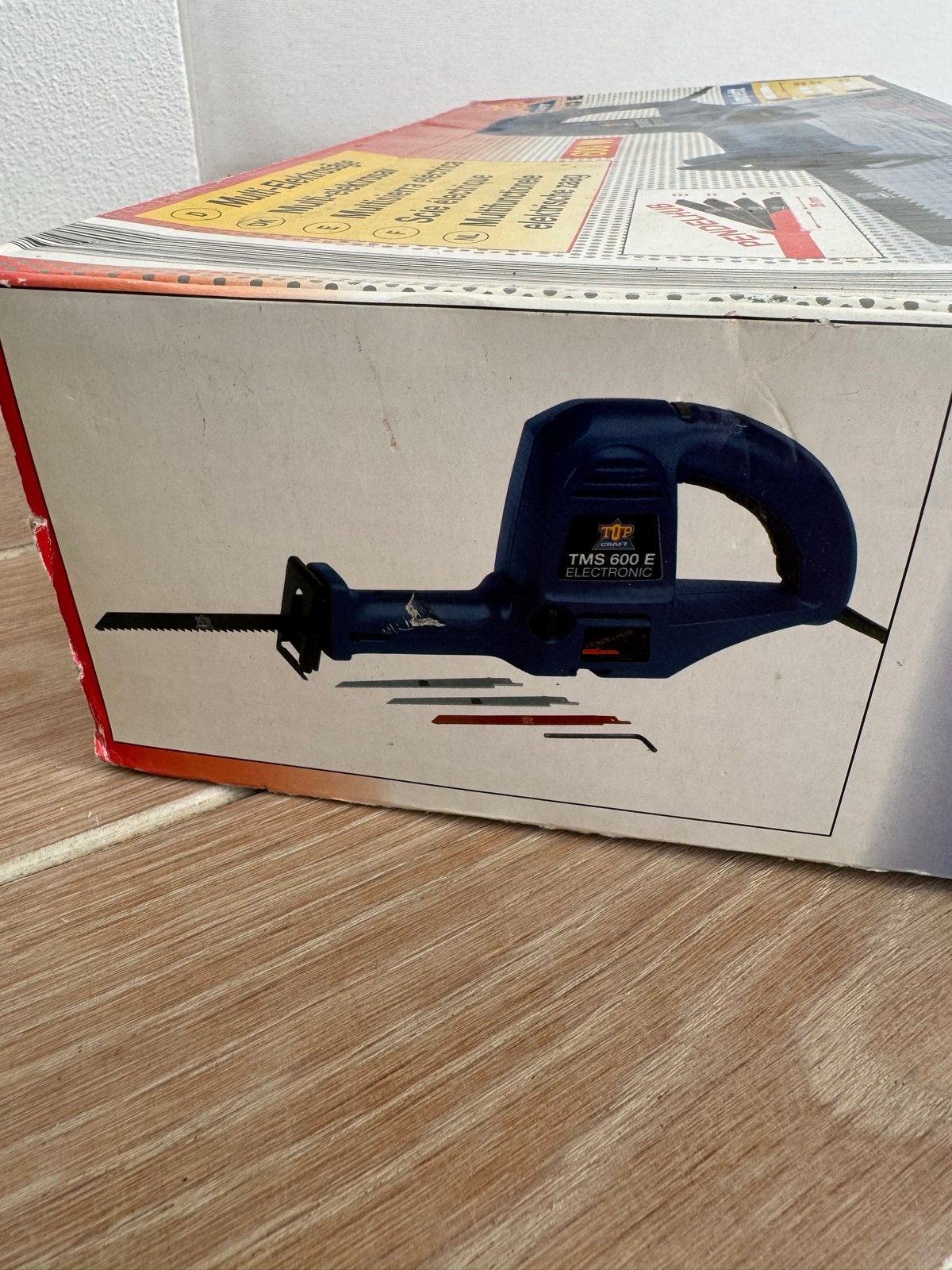 TIP Craft TMS 600 E Reciprozaag - Zo goed als nieuw, 70 mm of meer, 600 tot 1200 watt, Ophalen of Verzenden, Zo goed als nieuw