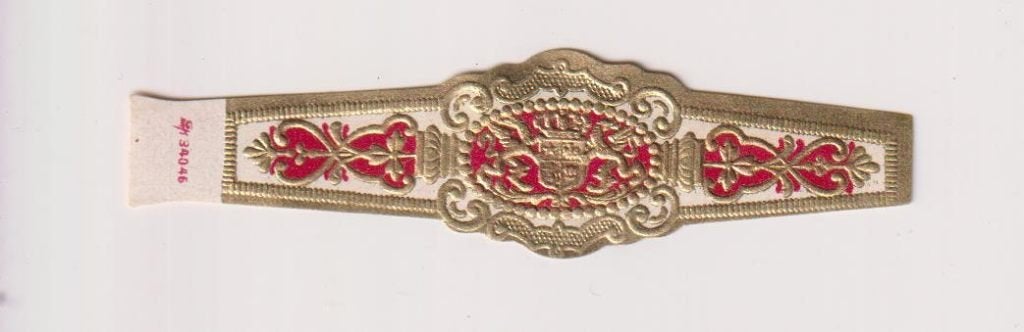 sigarenbanden - EEN WAPENSCHILD, Ophalen of Verzenden, Zo goed als nieuw, Sigarenbandjes