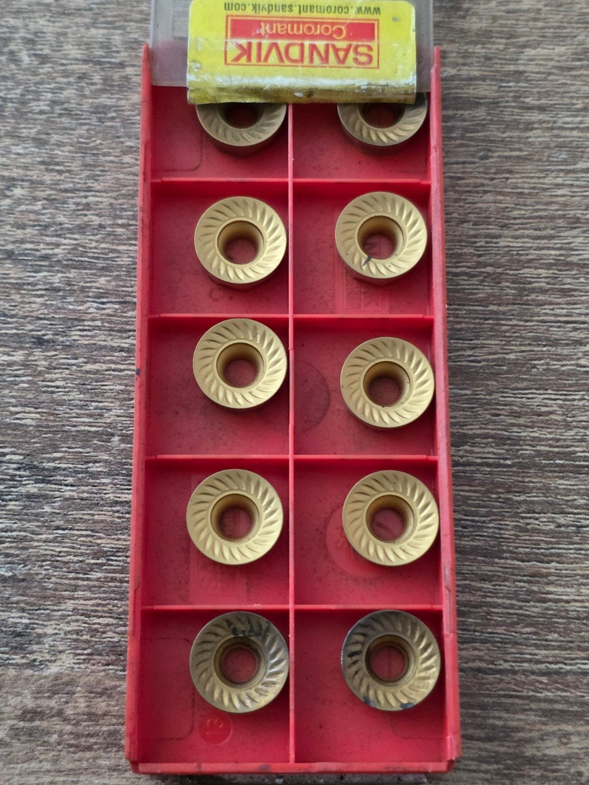 Sandvik coromant rckt 12 04 m0-pm wisselplaten, Ophalen of Verzenden, Zo goed als nieuw
