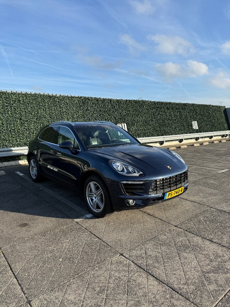 Porsche Macan S 3.0 340 PK Blue Metallic, Auto's, Porsche, 1987 kg, 2995 cc, Blauw, Leder