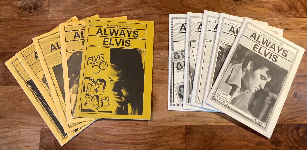 Elvis fanclub bladen Always Elvis, Ophalen of Verzenden, Gebruikt, Boek, Tijdschrift of Artikel