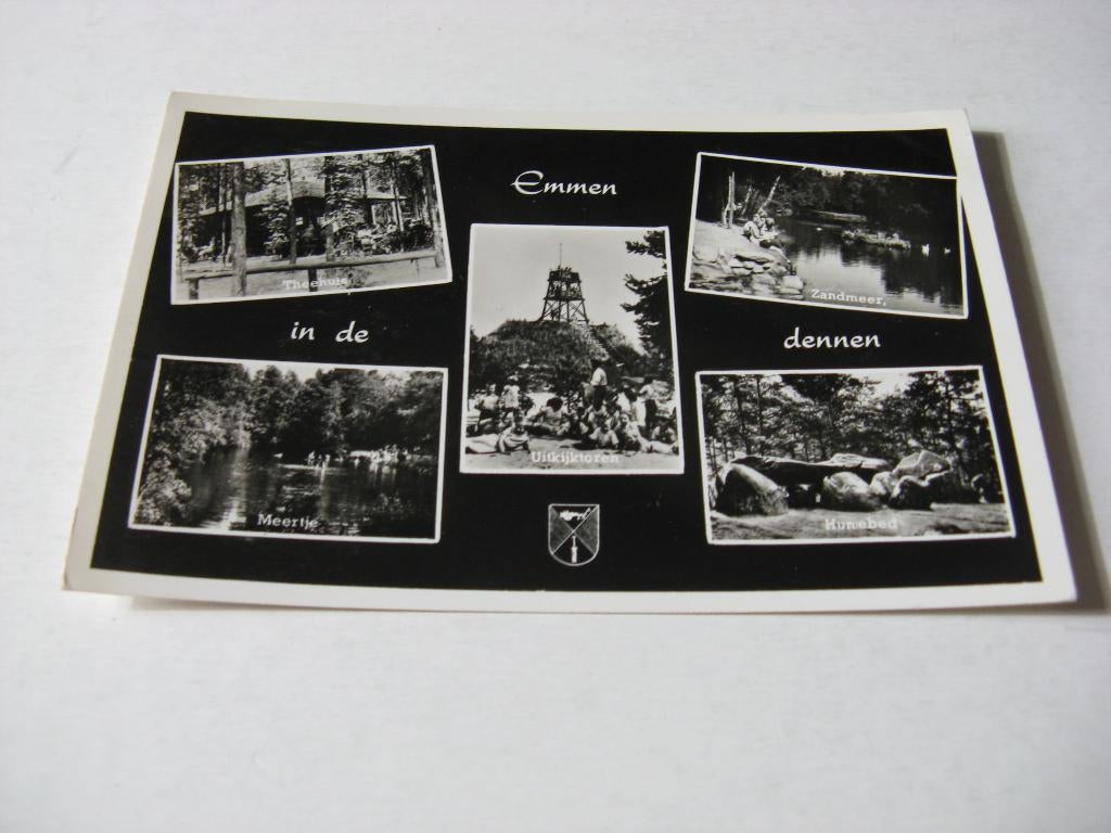 Emmen in de Dennen. 5 luik, Ophalen of Verzenden, Voor 1920, Ongelopen, Noord-Brabant