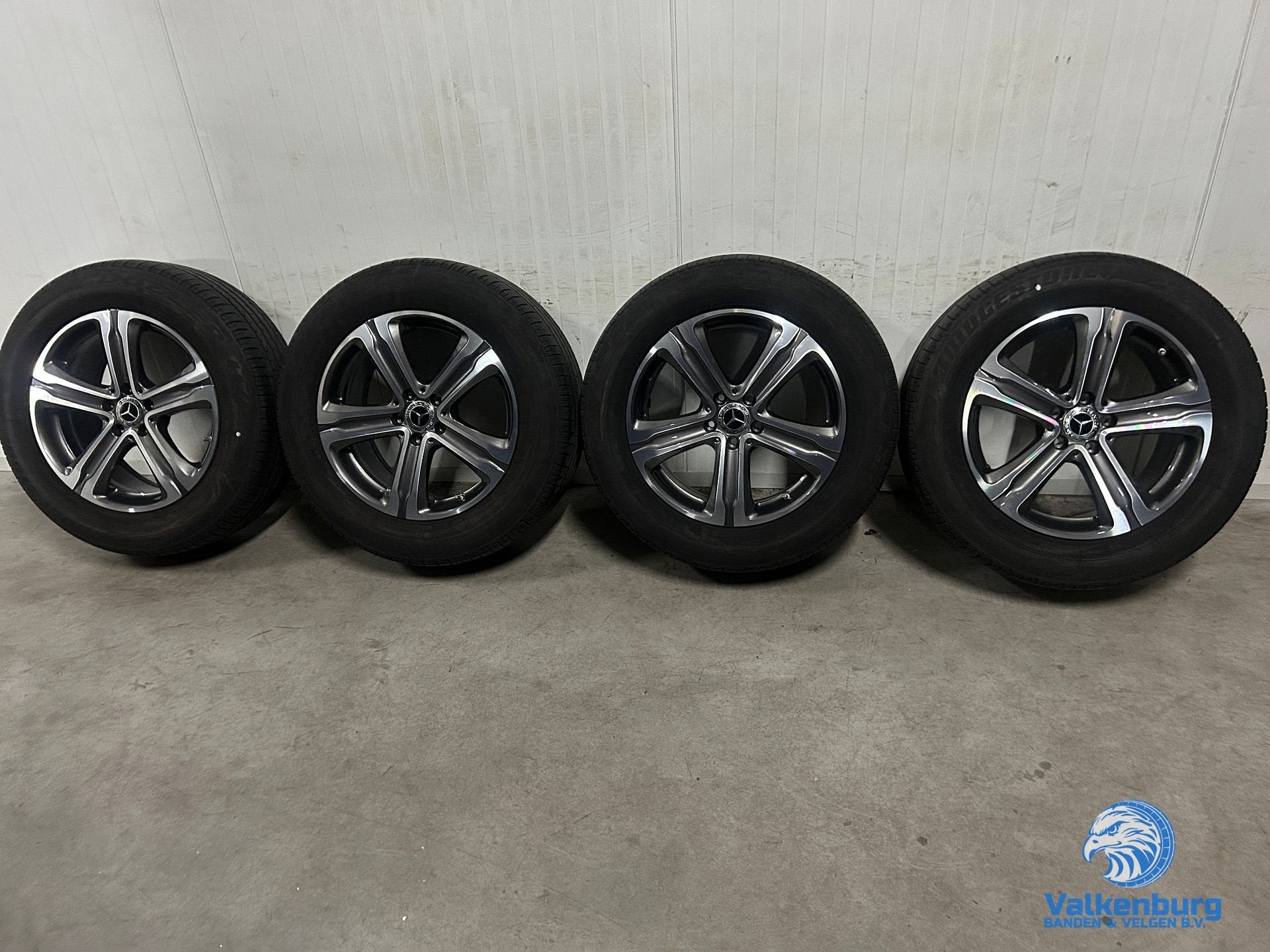 6-7mm! Originele Mercedes GLC W253 18 inch velgen 5x112 TPMS, 18 inch, Gebruikt, -, -