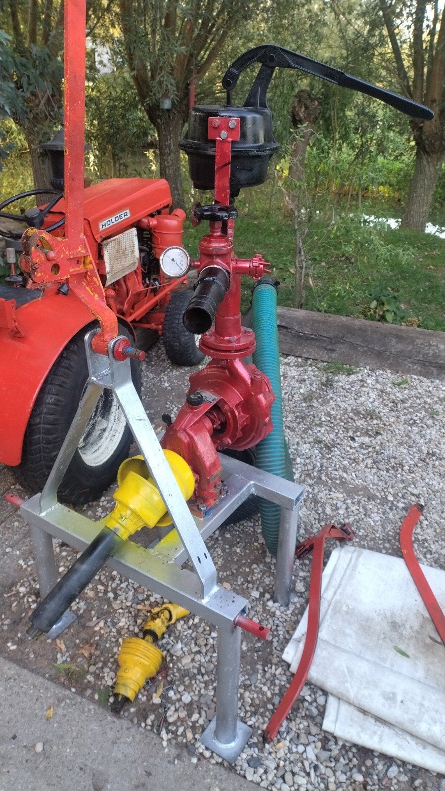 caprari hogedrukwaterpomp aftakas compleet, Ophalen of Verzenden, Gebruikt, Beregeningspomp