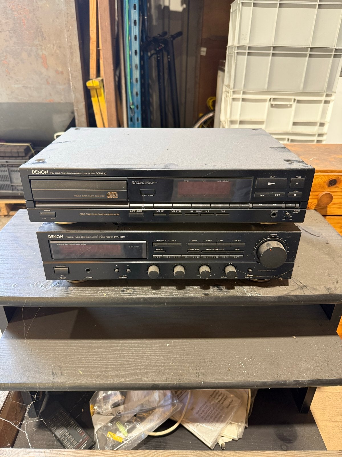 Denon DCD-620 CD-speler en PMA-480R versterker met Infinity, Gebruikt, Denon, Cd-speler, Losse componenten
