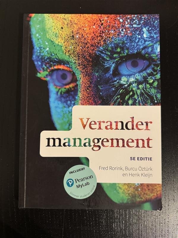 Verandermanagement 5e editie - Fred Rorink e.a., Fred Rorink, Burcu Öztürk en Henk Kleijn, Zo goed als nieuw, Gamma, HBO