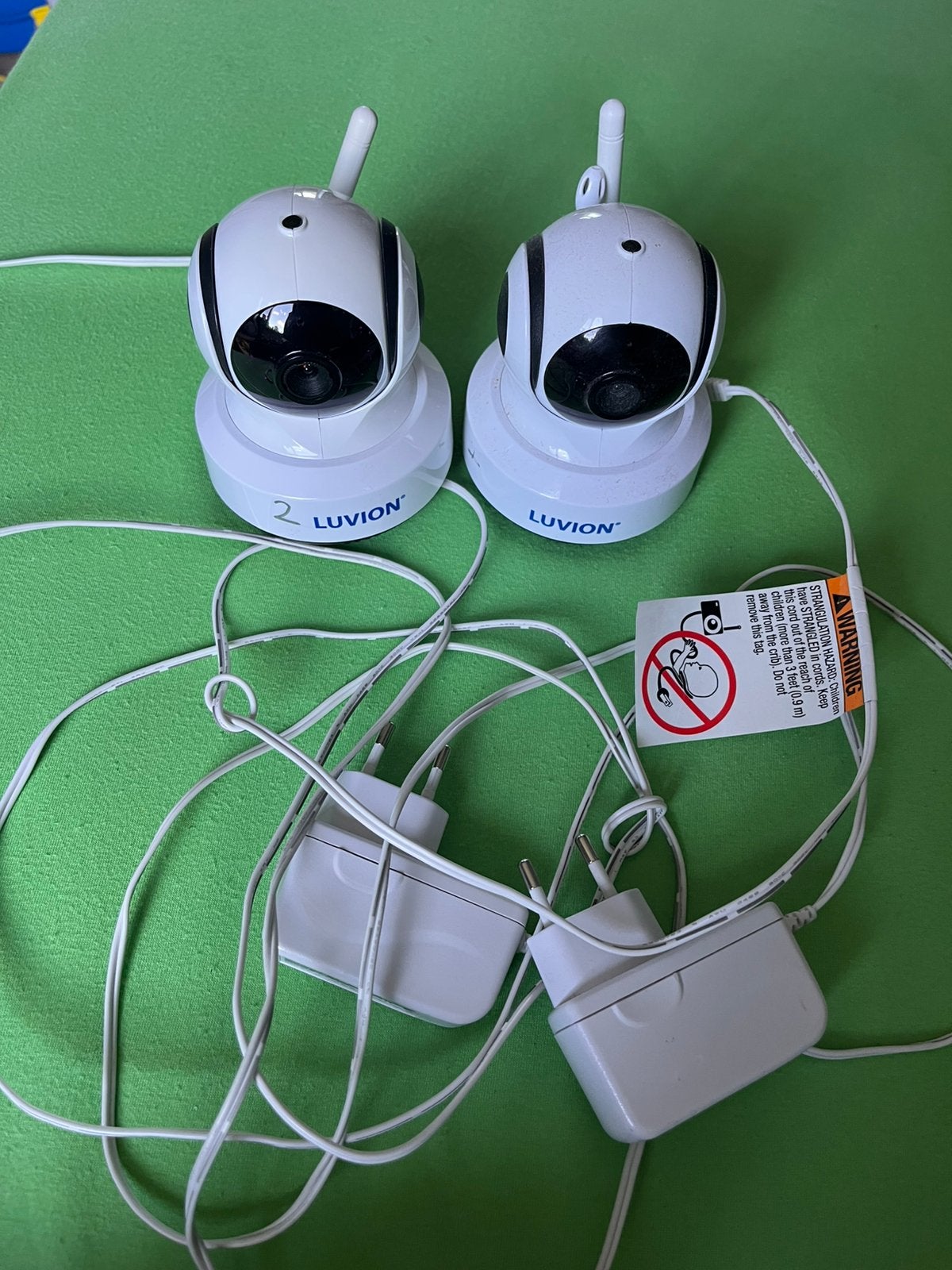 2 camera’s Luvion babyfoonset, Ophalen of Verzenden, Gebruikt, 100 tot 250 meter, Camera