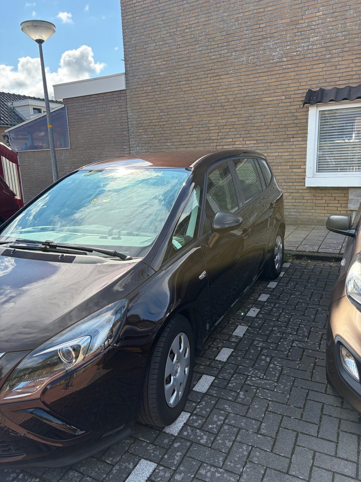 Opel Zafira 1.4T 88KW 2016 Bruin 7 persoons met trekhaak, Auto's, 4 cilinders, Bruin, 7 stoelen, 1364 cc