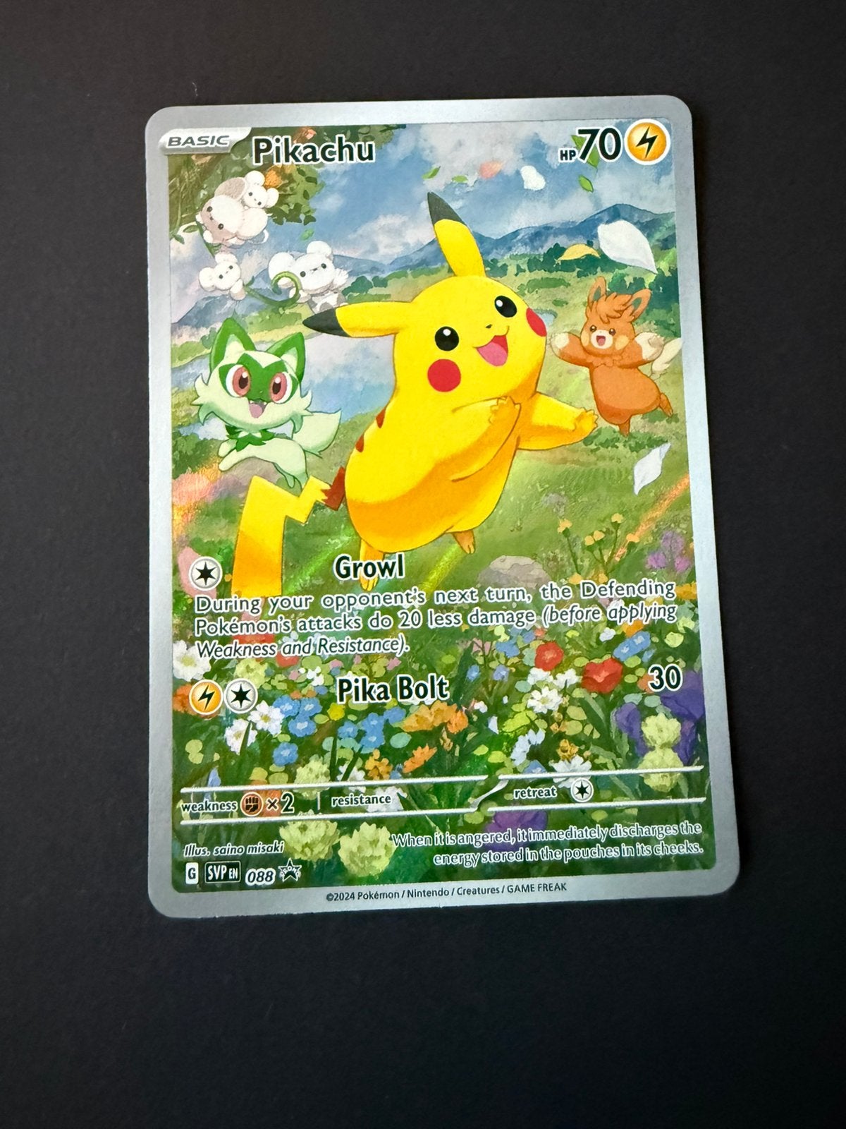 SVP 088 Pikachu promo, Ophalen of Verzenden, Nieuw, Losse kaart