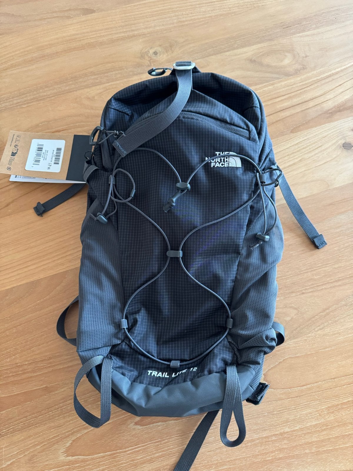 The North Face Trail Lite 12 Rugzak - Zwart/grijs - Nieuw, Ophalen of Verzenden, Nieuw, Rugzak