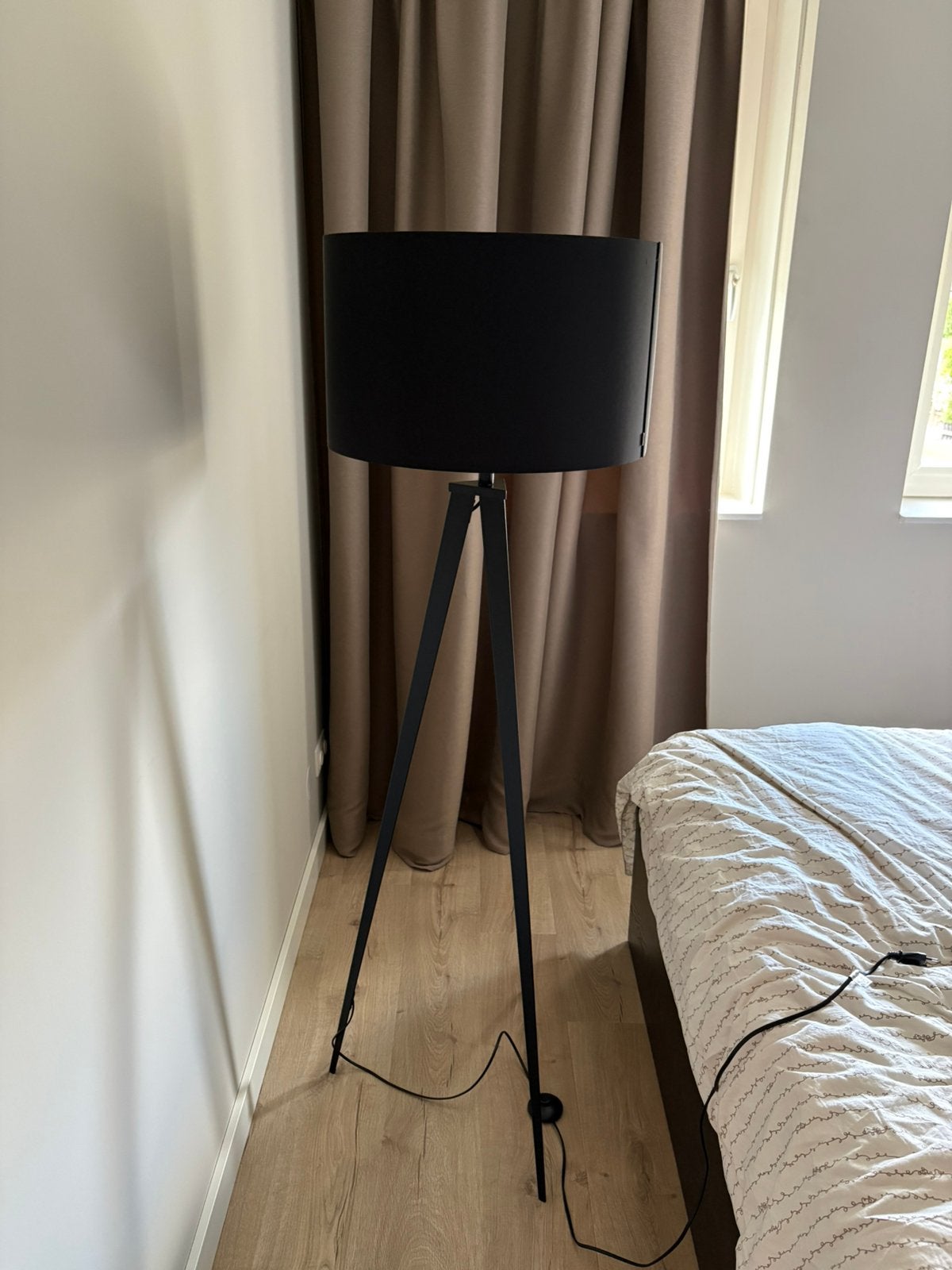 Zuiver tripod vloerlamp zwart, Ophalen, Zo goed als nieuw, 150 tot 200 cm