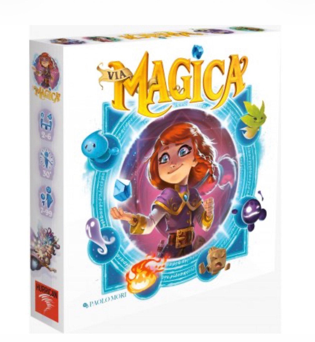 Via Magica NL/EN/DE Hurrican Games, Vijf spelers of meer, Ophalen, Zo goed als nieuw, Hurrican