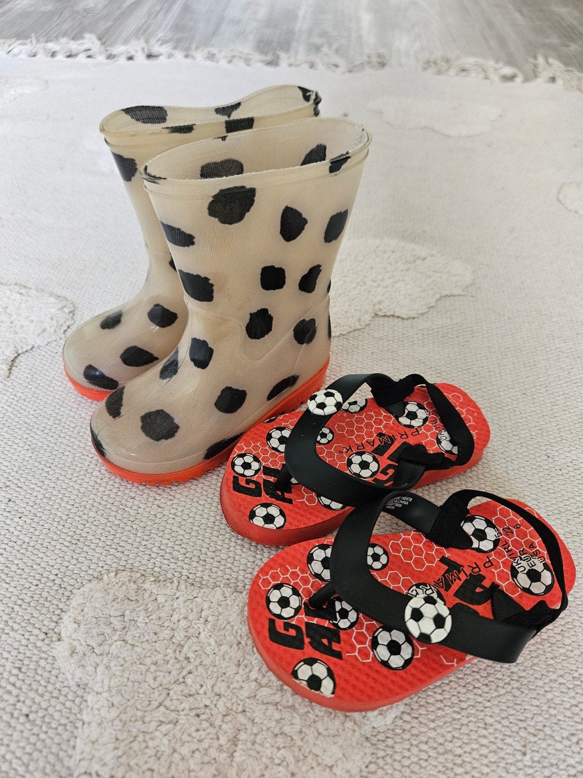 Hema regenlaarsjes + teenslippers, Jongetje of Meisje, Laarsjes, Nieuw, Ophalen of Verzenden