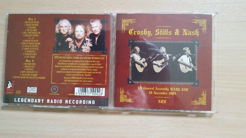 Crosby,Stills & Nash UN General Assembly 1989 2CD zeldzaam, Ophalen of Verzenden, Zo goed als nieuw