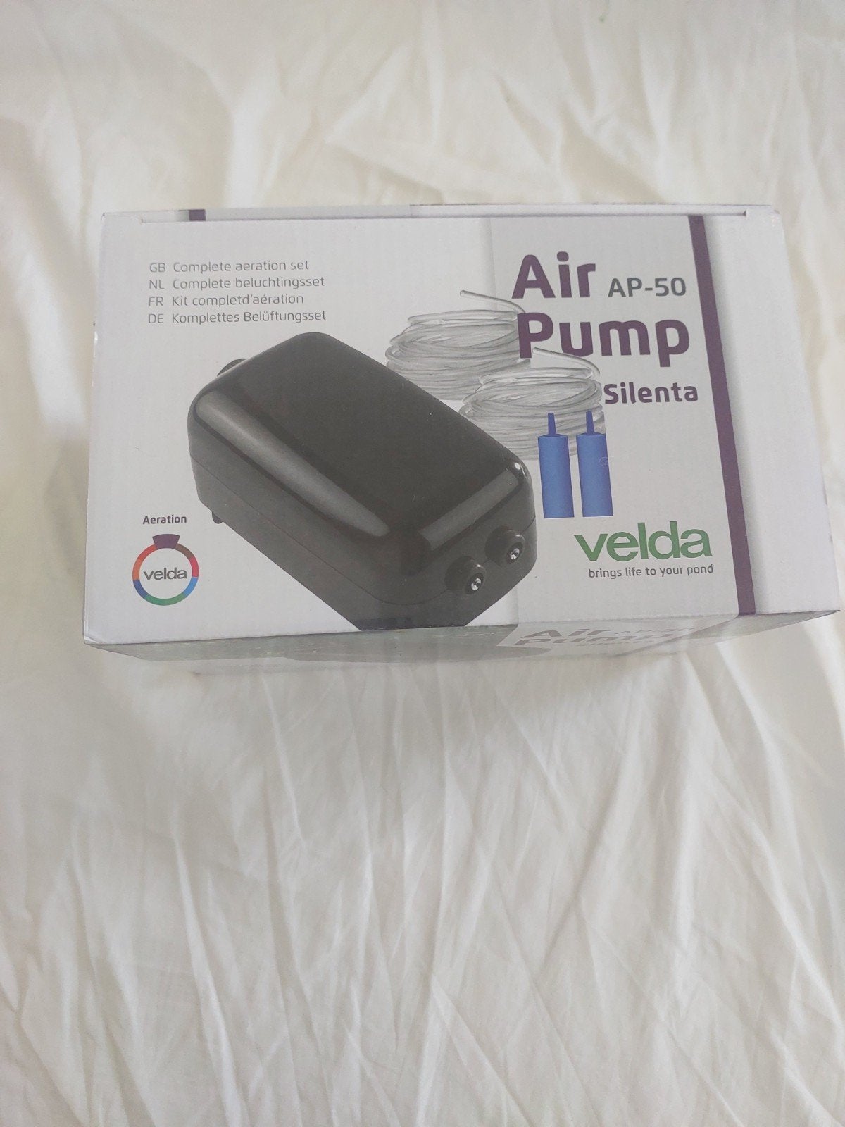 Velda Air Pump AP-50 Silenta Luchtpomp voor vijver, Tuin en Terras, Vijver-toebehoren, Ophalen of Verzenden, Nieuw, Vijverpomp