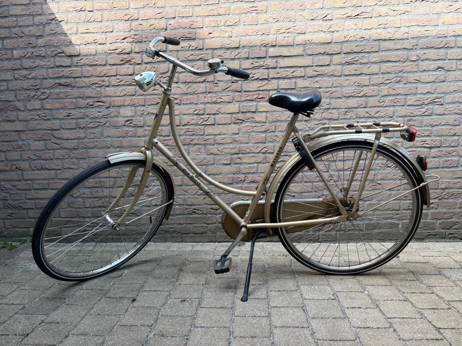 Batavus Old Dutch omafiets goud maat 56, Fietsen en Brommers, 53 tot 56 cm, Ophalen, Gebruikt, Terugtraprem