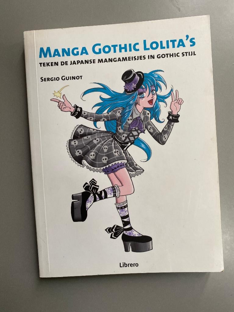 Manga Gothic Girls Tekenen Teken de Japanse  in gothic stijl, Ophalen of Verzenden, Zo goed als nieuw, Boek of Gids