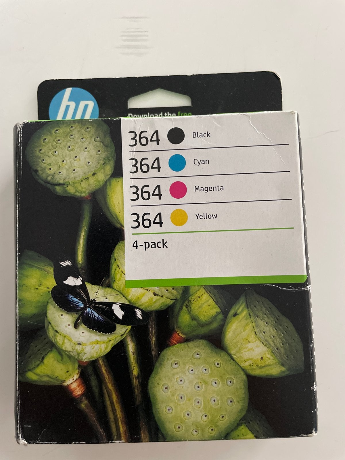 HP 364 Inktpatronen - 4-pack (Zwart, Cyaan, Magenta, Geel), Ophalen, Nieuw