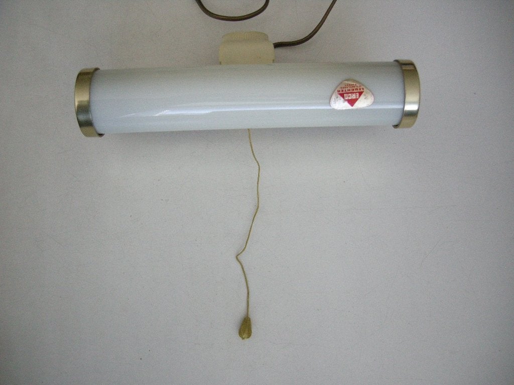 Lamp met klem en trekkoord design Erco Leuchten '60 - zgan, Ophalen, Zo goed als nieuw, Glas