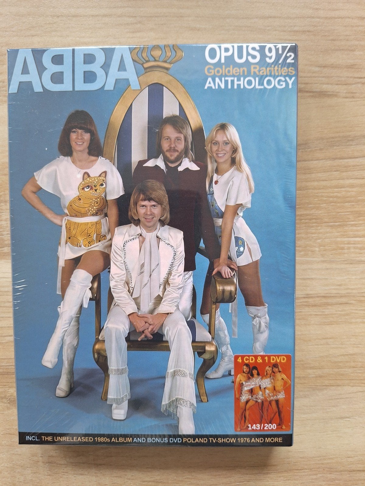 ABBA Opus 9 1/2 Golden Rarities ANTHOLOGY 4 CD & 1 DVD, Boxset, Nieuw in verpakking, Inclusief DVD, Verzenden