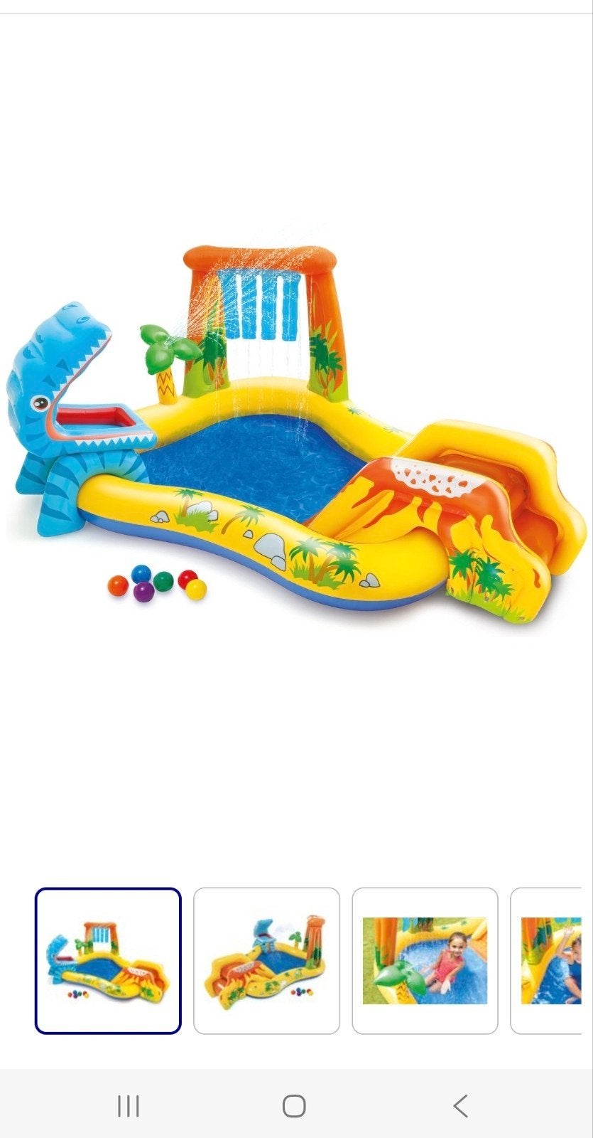 Nieuw Intex Dino Zwembad - Ongeopend in Doos, Minder dan 80 cm, Opblaaszwembad, Nieuw, Ophalen of Verzenden
